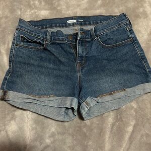 Old Navy Dark Blue Jean Shorts